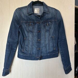 OLD NAVY DARK BLUE DENIM JEAN JACKET.